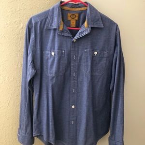 Stapleford Blue Sham bray button up long sleeve